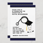 Invitation de la fête de graduation des infirmière (Devant / Derrière)