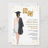 Invitation de la fête de graduation des infirmière (Devant)