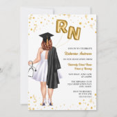 Invitation de la fête de graduation des infirmière (Devant)