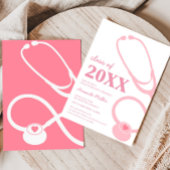 Invitation de la fête de graduation des infirmière