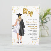 Invitation de la fête de graduation des infirmière (Debout devant)