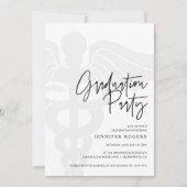 Invitation de la fête de graduation des infirmière (Devant)