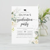 Invitation de la fête de graduation des Roses blan (Debout devant)