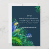 Invitation de la fête de graduation d'été tropical (Devant)