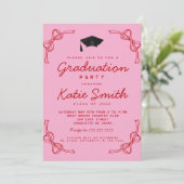 Invitation de la fête de graduation, Doodles BowGr (Debout devant)