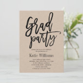 Invitation de la fête de graduation du charme bros (Debout devant)