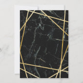 Invitation de la fête de graduation Élégant Marbre (Dos)