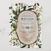 Invitation de la fête de graduation en tranches de (Devant / Derrière)