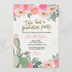 Invitation de la fête de graduation Fiesta