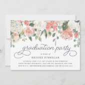 Invitation de la fête de graduation florale du mil (Devant)