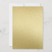 Invitation de la fête de graduation Gold & Black (Dos)