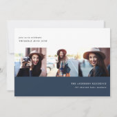 Invitation de la fête de graduation graphique mode (Dos)