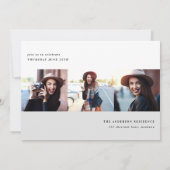 Invitation de la fête de graduation graphique mode (Dos)