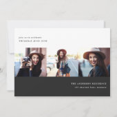 Invitation de la fête de graduation graphique mode (Dos)