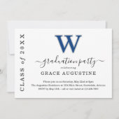 Invitation de la fête de graduation Insérer le log (Devant)