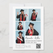 Invitation de la fête de graduation moderne (Devant)