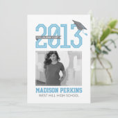 Invitation de la fête de graduation moderne (Debout devant)