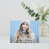 Invitation de la fête de graduation moderne | Phot (Debout devant)