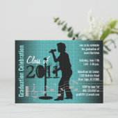 Invitation de la fête de graduation Music Men Choi (Debout devant)