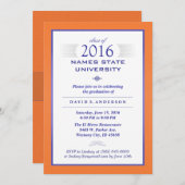 invitation de la fête de graduation officielle ora (Devant / Derrière)