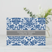 Invitation de la fête de graduation personnalisée (Debout devant)