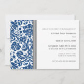 Invitation de la fête de graduation personnalisée (Dos)