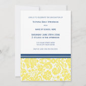 Invitation de la fête de graduation personnalisée (Dos)