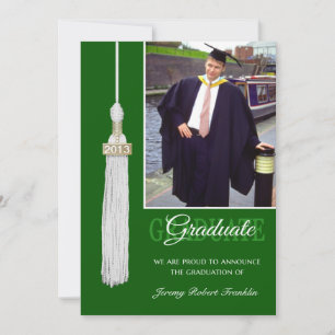 Invitation de la fête de graduation personnalisée 