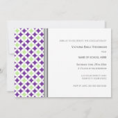 Invitation de la fête de graduation personnalisée  (Dos)