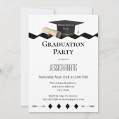 Invitation de la fête de graduation photo personna (Dos)
