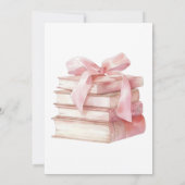 Invitation de la fête de graduation Pink Cloud & B (Dos)