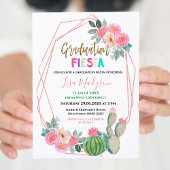 Invitation de la fête de graduation Pink Fiesta