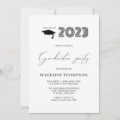 Invitation de la fête de graduation Retro Moderne (Devant)
