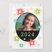 Invitation de la fête de graduation Star Burst (Dos)