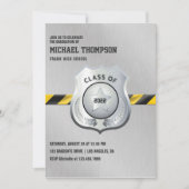 Invitation de la fête de graduation sur le thème d (Devant)