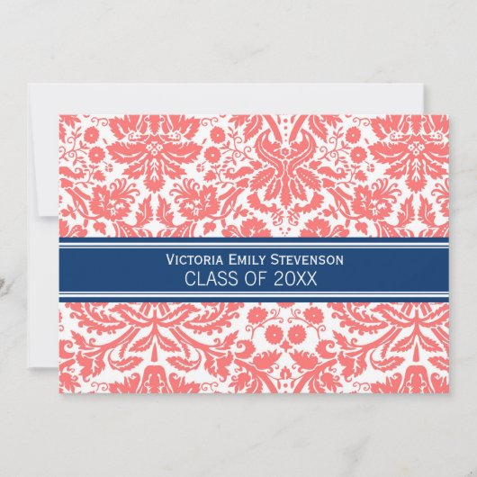 Invitation de la fête de graduation sur mesure Cor (Devant)