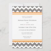 Invitation de la fête de graduation sur mesure Ora (Dos)