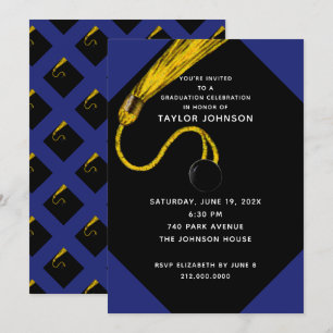 Invitation de la fête de graduation unique