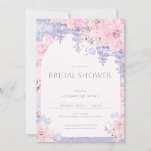 Invitation de la fête de jardin Wisteria nuptiale