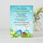 Invitation de la Fête de la Chasse aux Oeufs de Pâ (Debout devant)
