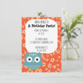 Invitation de la fête de la Chouette Bleue (Debout devant)