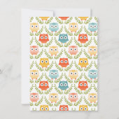 Invitation de la fête de la Chouette Bleue (Dos)