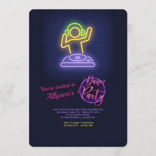 Invitation de la fête de la danse