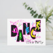 Invitation de la fête de la danse (Debout devant)