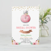 Invitation de la fête de la douche nuptiale parfum (Debout devant)