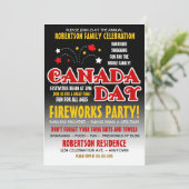 Invitation de la fête de la famille de la fête du (Debout devant)