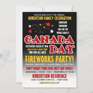 Invitation de la fête de la famille de la fête du