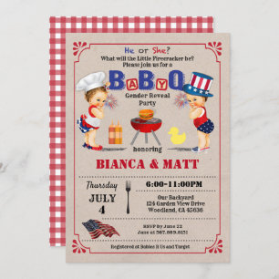 invitation de la fête de la fête du bébé de Reveal