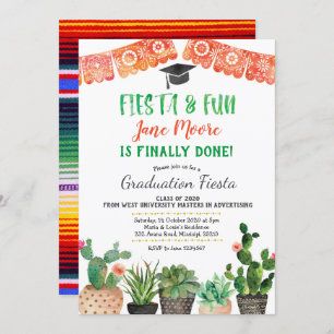 Invitation de la fête de la Fiesta