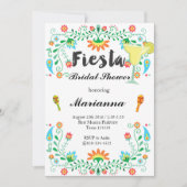 Invitation de la fête de la Fiesta mexicaine (Devant)